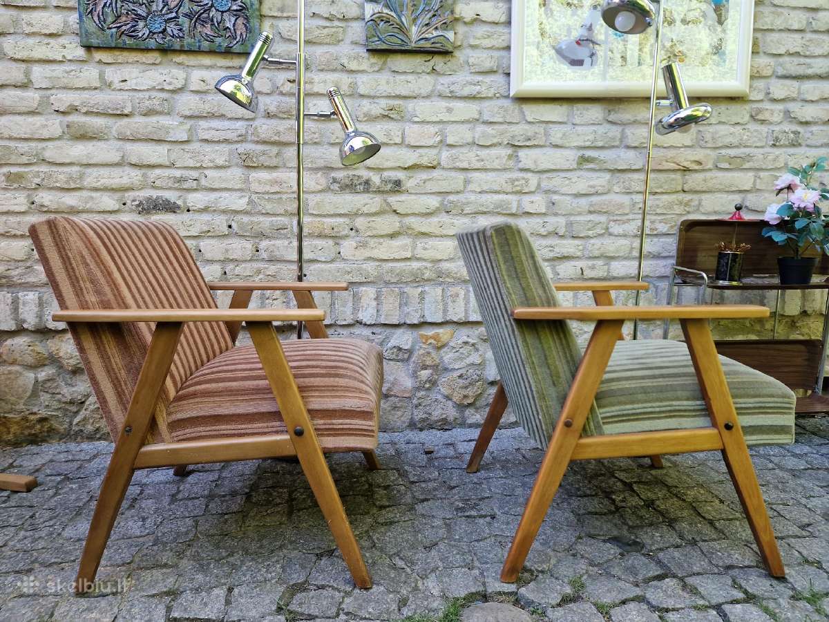 Vintažiniai mid century foteliai - nuotraukos Nr. 12