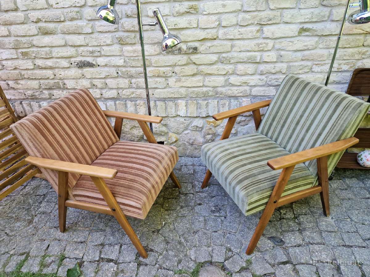 Vintažiniai mid century foteliai - nuotraukos Nr. 13