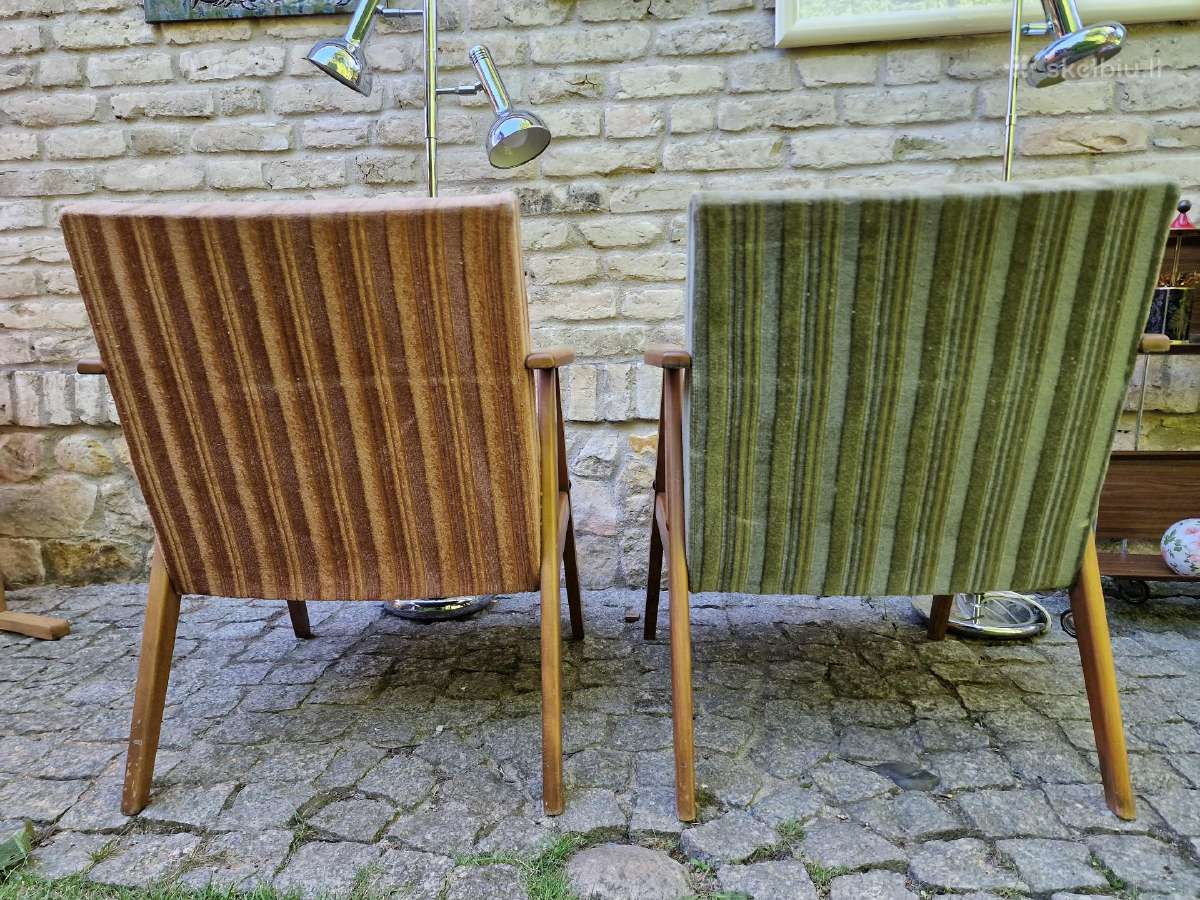 Vintažiniai mid century foteliai - nuotraukos Nr. 14