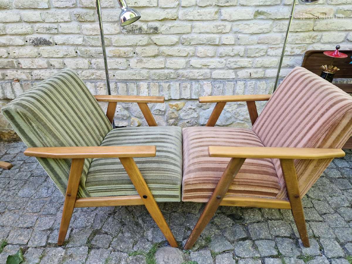 Vintažiniai mid century foteliai - nuotraukos Nr. 16