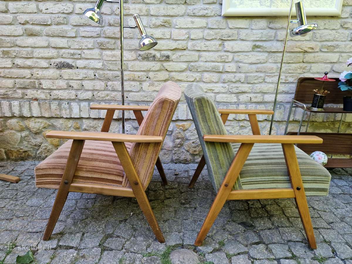 Vintažiniai mid century foteliai - nuotraukos Nr. 17