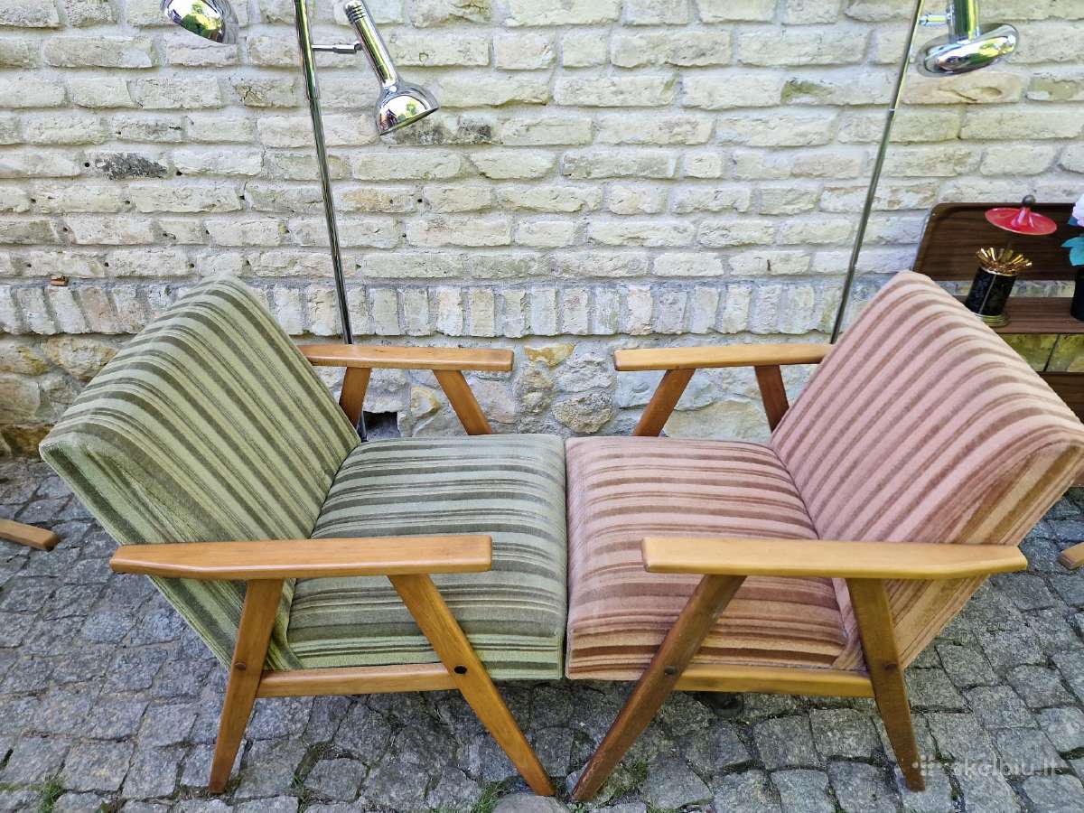 Vintažiniai mid century foteliai - nuotraukos Nr. 20