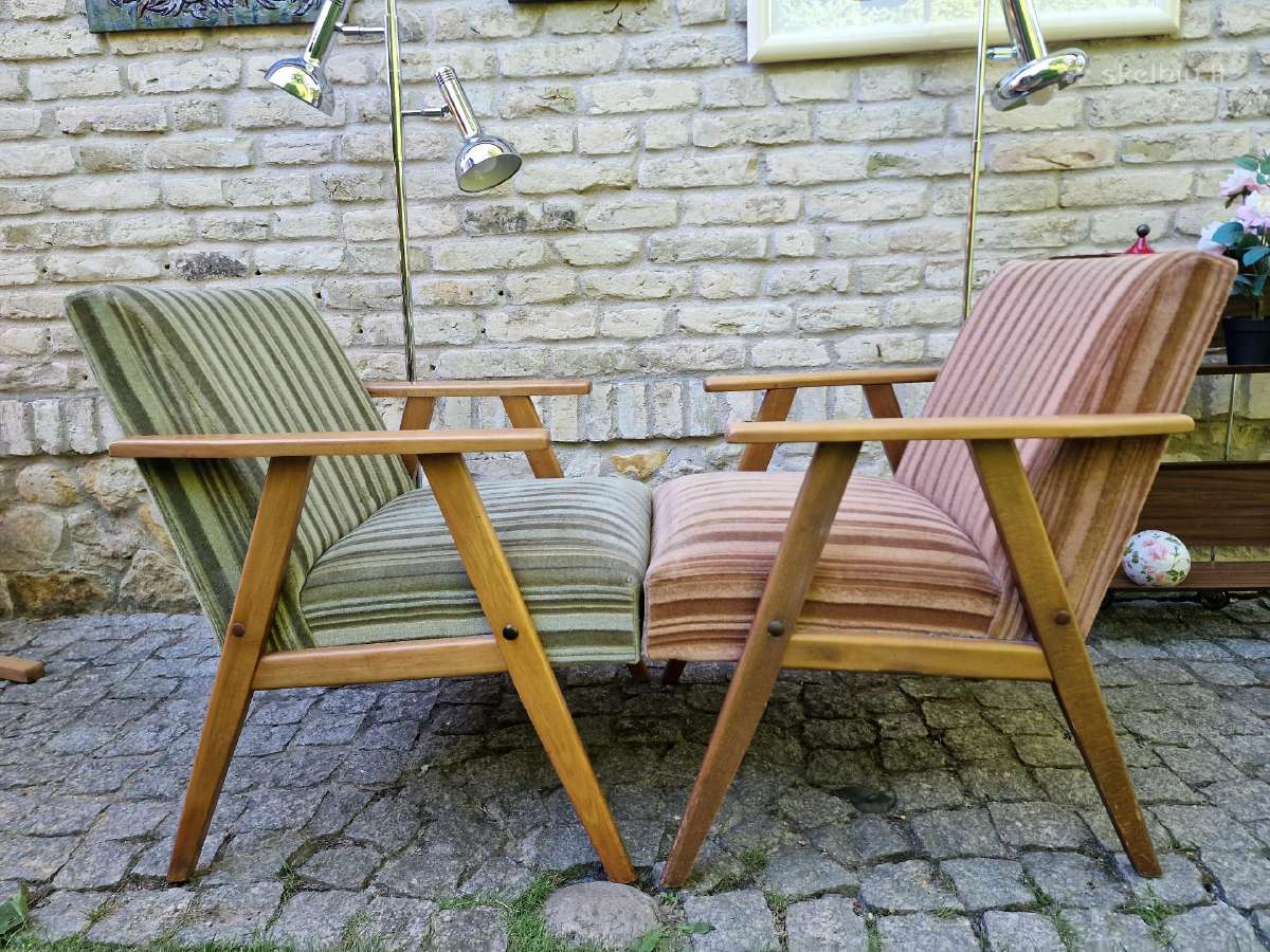 Vintažiniai mid century foteliai - nuotraukos Nr. 21