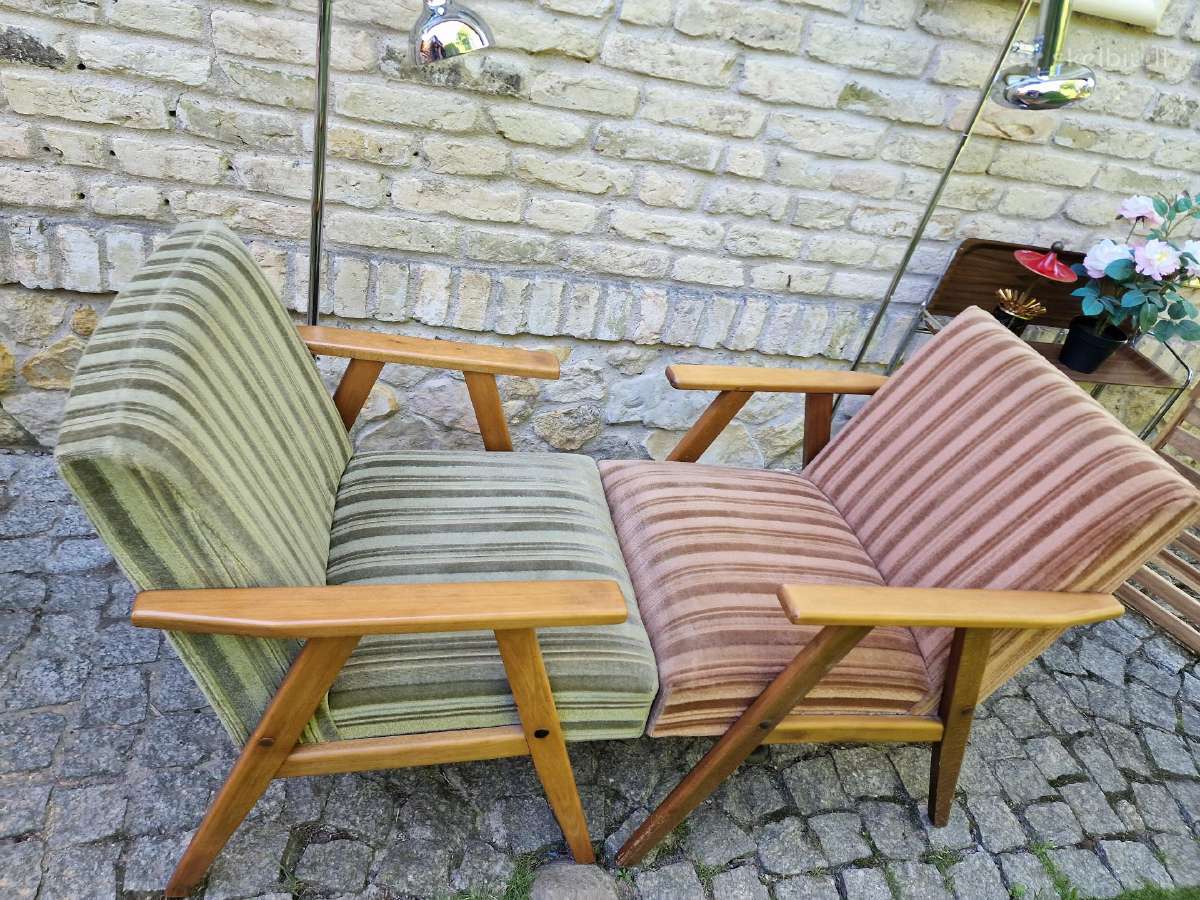 Vintažiniai mid century foteliai - nuotraukos Nr. 22