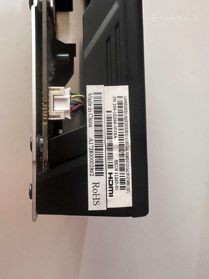 Sapphire nitro Rx580 8gb - nuotraukos Nr. 2