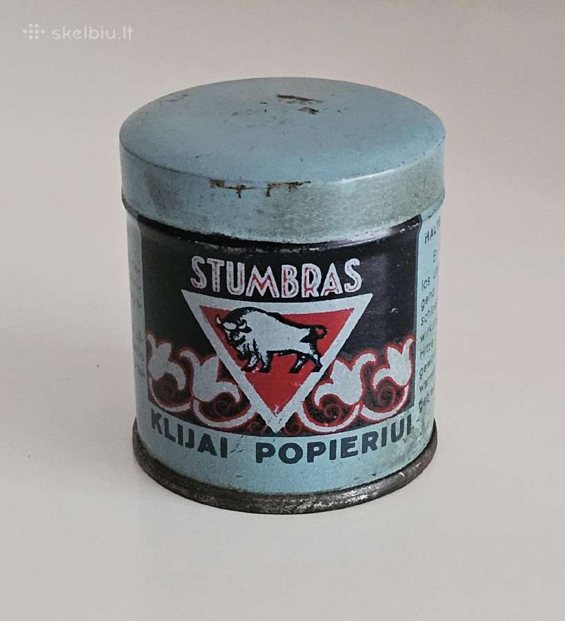 Tarpukario dėžutė.