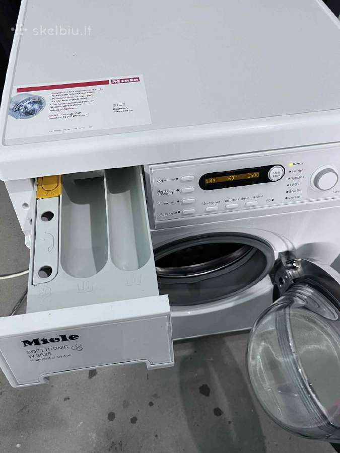 Miele skalbyklė Miele Gala Grande W3000 W3823 6kg - nuotraukos Nr. 13