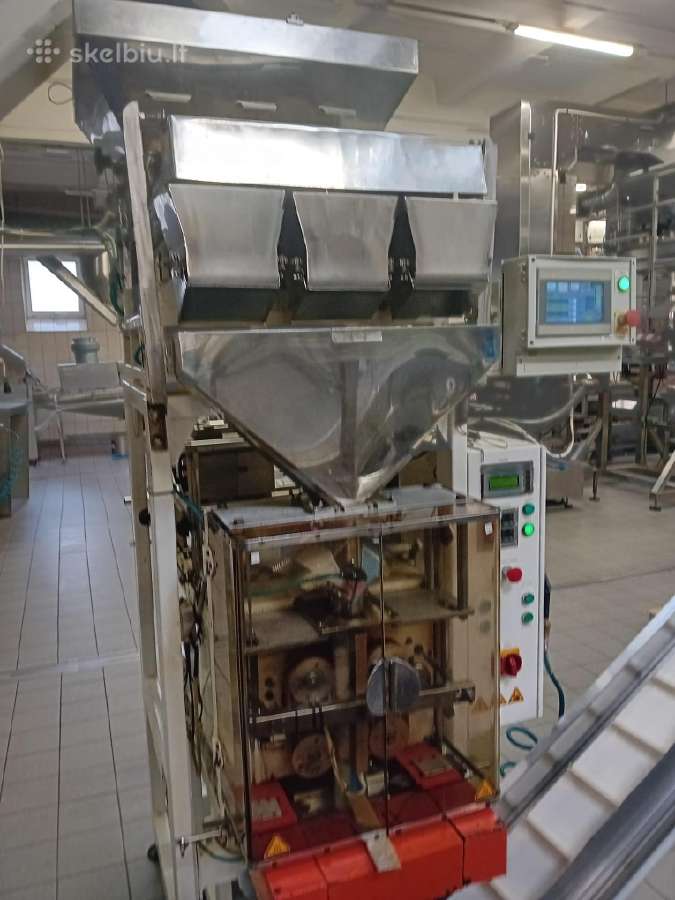 Parduodamas birių produktų fasavimo įrenginys
