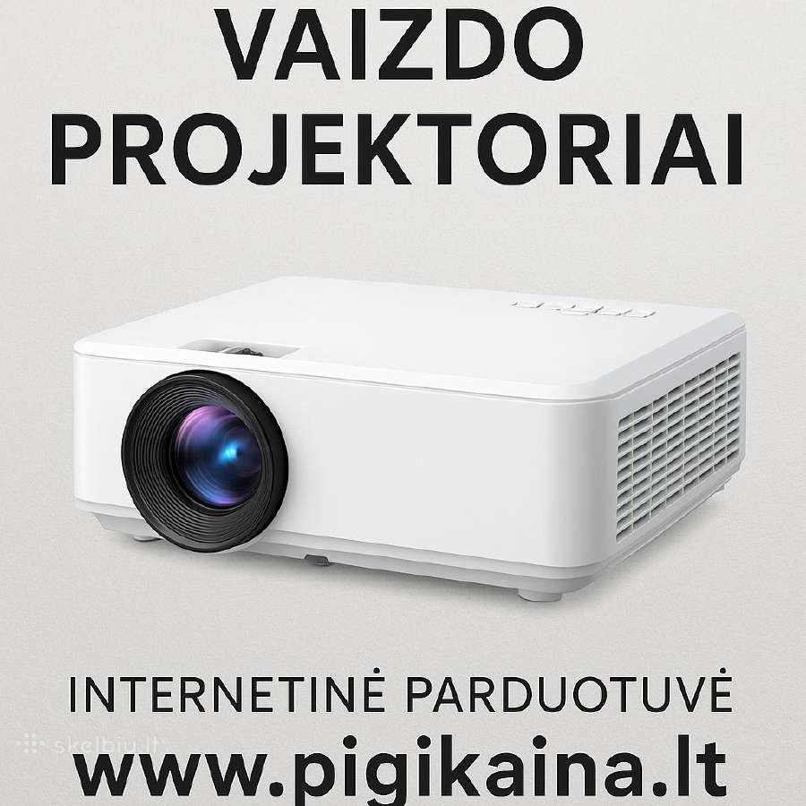 Naujas Mini LED projektorius Y300