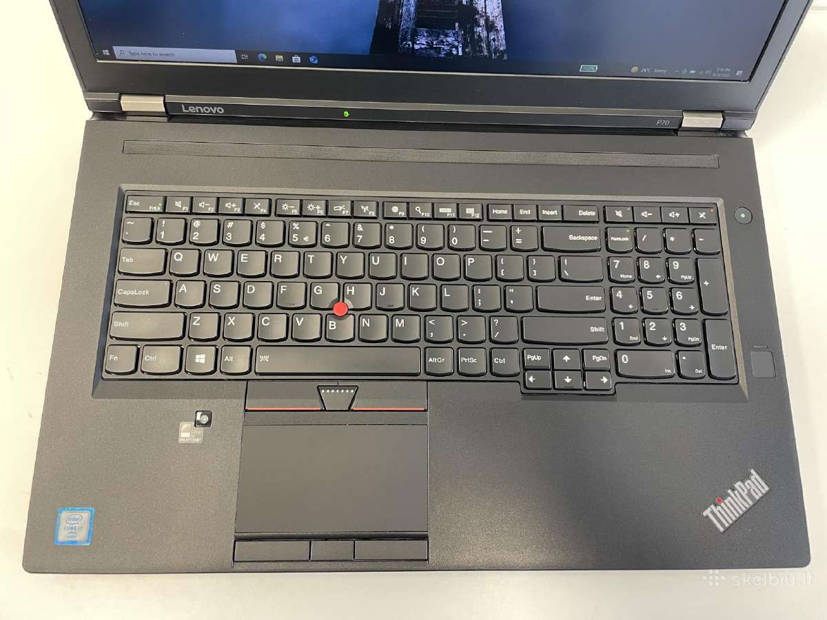 Lenovo Thinkpad P70 i7-6820hq 512ssd 32ram M3000m - nuotraukos Nr. 6