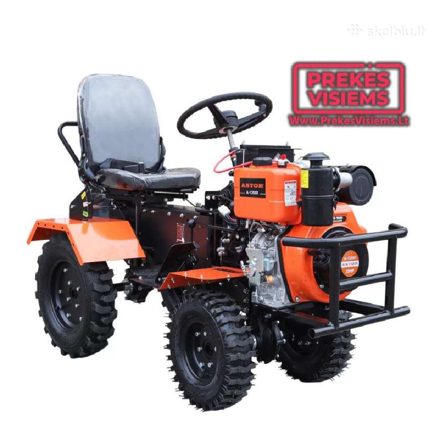 Pigiausiai 4x4 Mini traktorius Astor - A-1350x