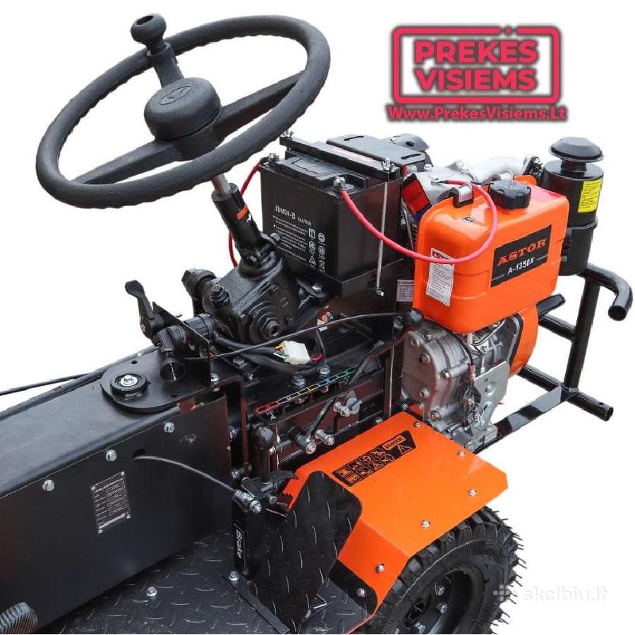Pigiausiai 4x4 Mini traktorius Astor - A-1350x - nuotraukos Nr. 5