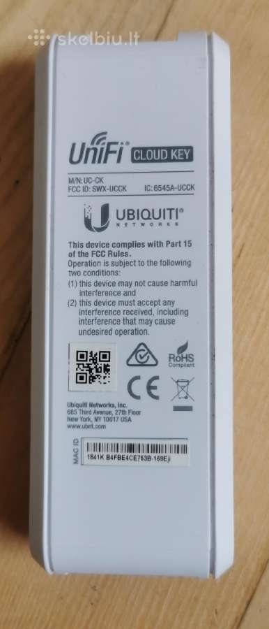 Ubiquiti Unifi Cloud Key - nuotraukos Nr. 2