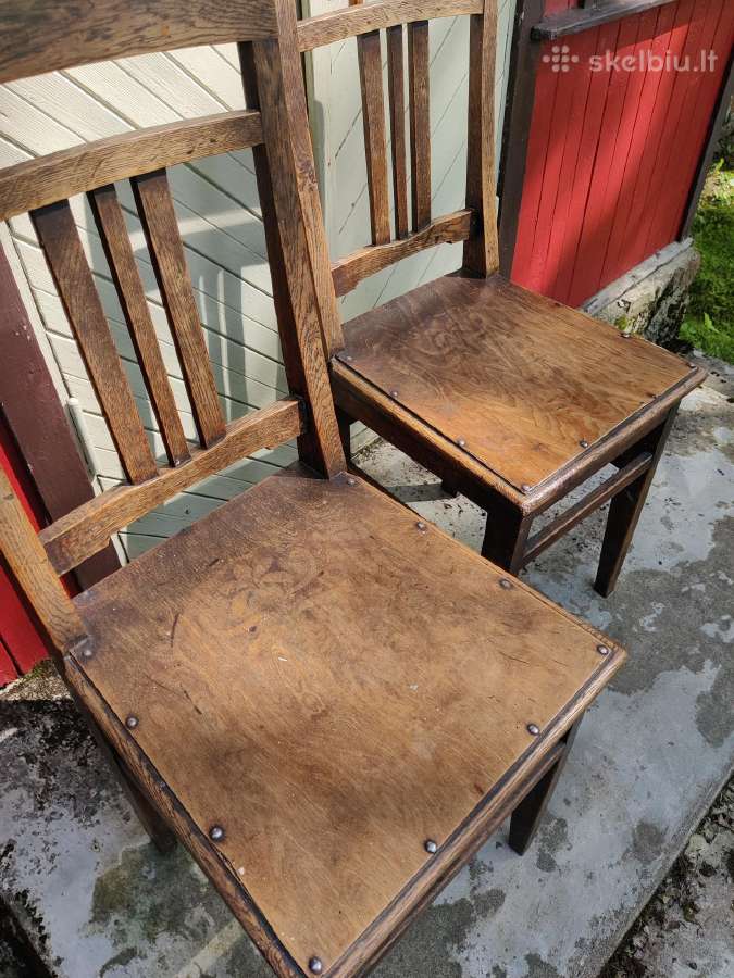 Tarpukario laikotarpio 2 kėdės. - nuotraukos Nr. 4