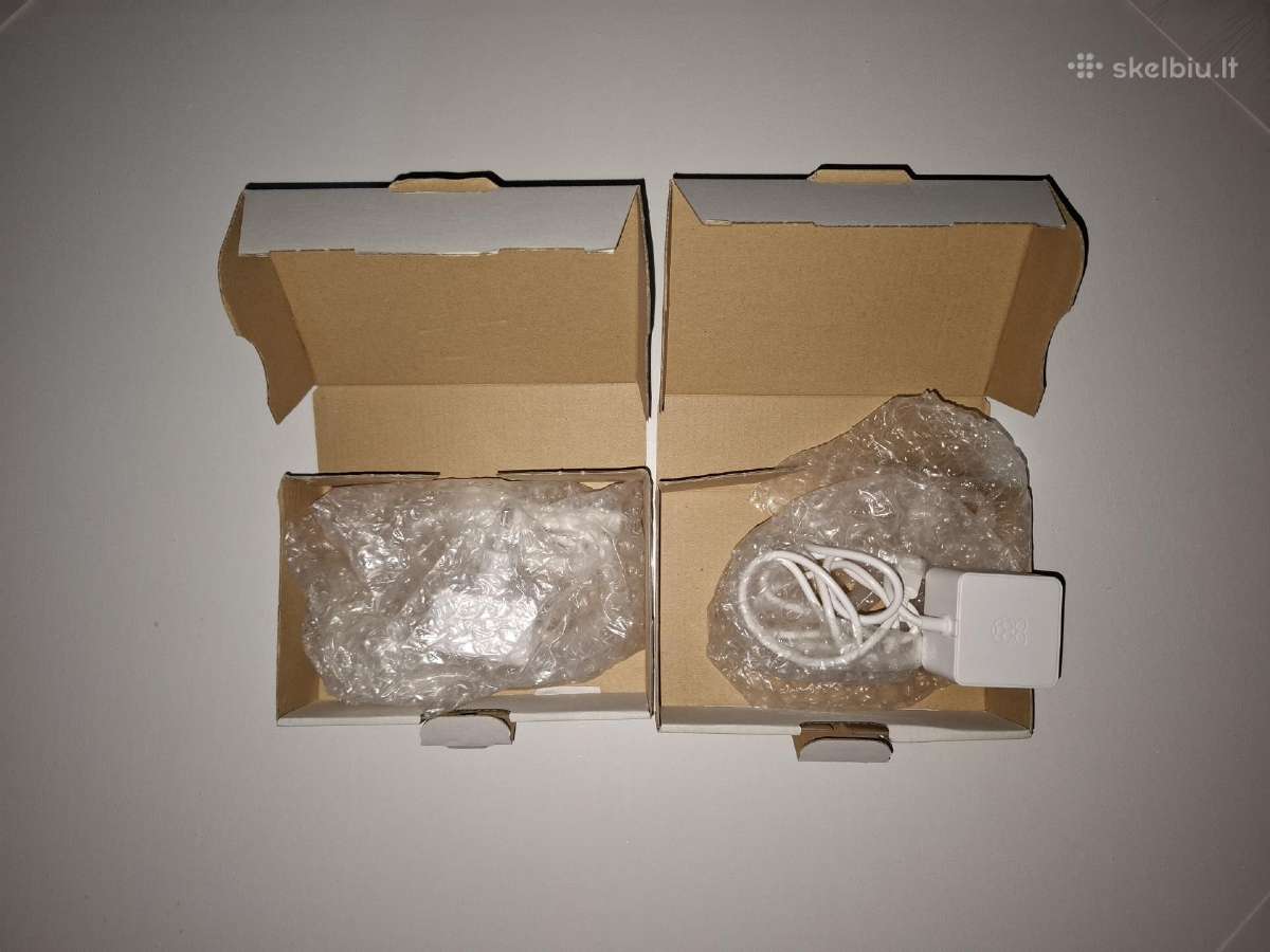 Raspberry Pi 4 maitinimo blokai (5.1v 3a Usb-c)