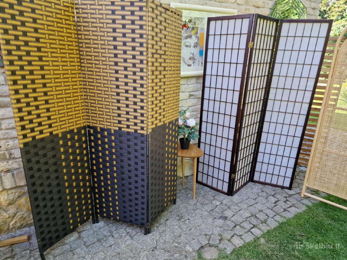 Vintažinės mid century širmos