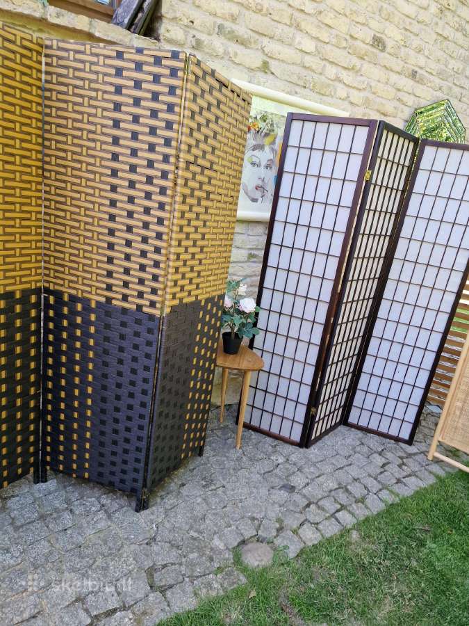 Vintažinės mid century širmos - nuotraukos Nr. 8