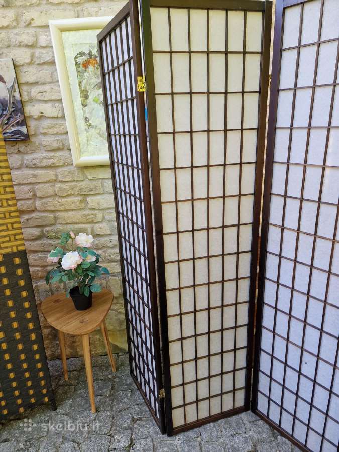 Vintažinės mid century širmos - nuotraukos Nr. 17