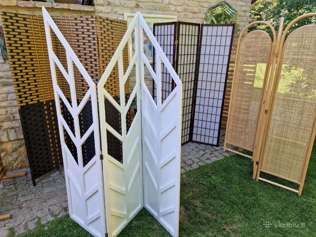 Vintažinės mid century širmos - nuotraukos Nr. 19