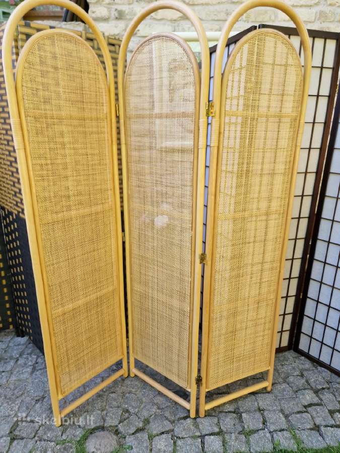 Vintažinės mid century širmos - nuotraukos Nr. 24