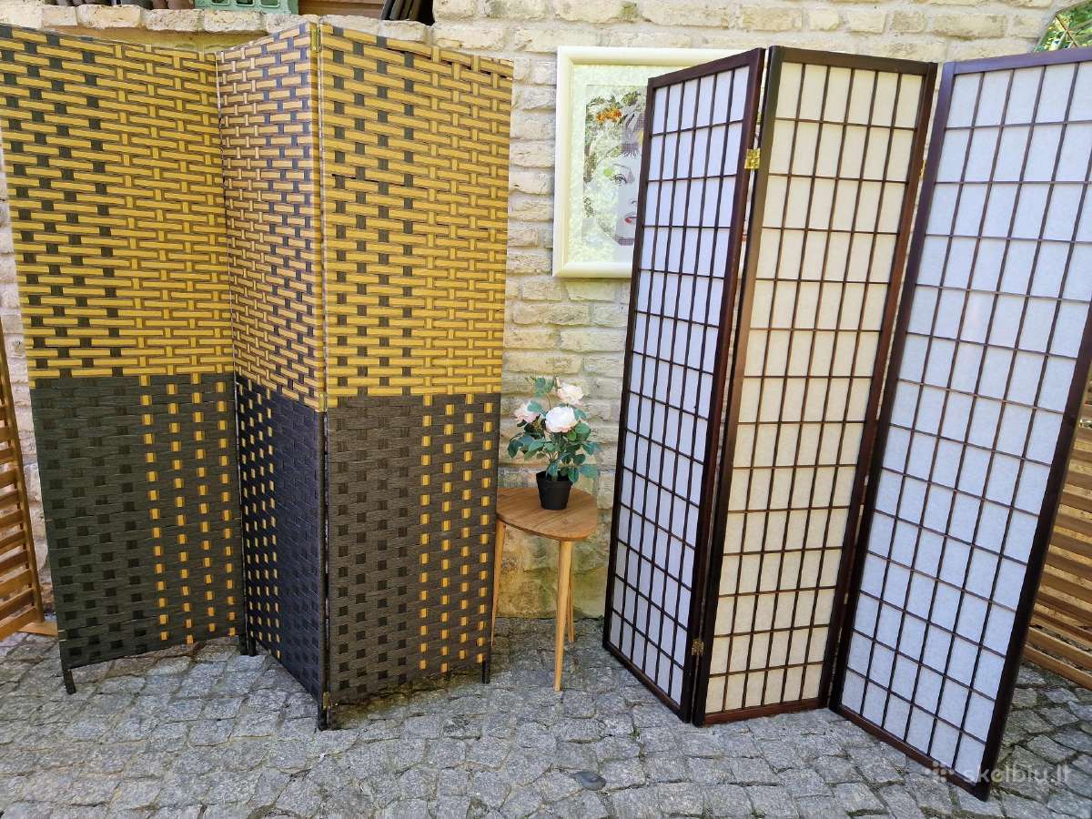Vintažinės mid century širmos - nuotraukos Nr. 30