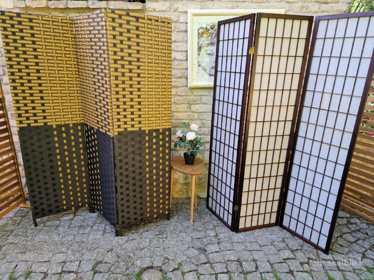 Vintažinės mid century širmos - nuotraukos Nr. 31