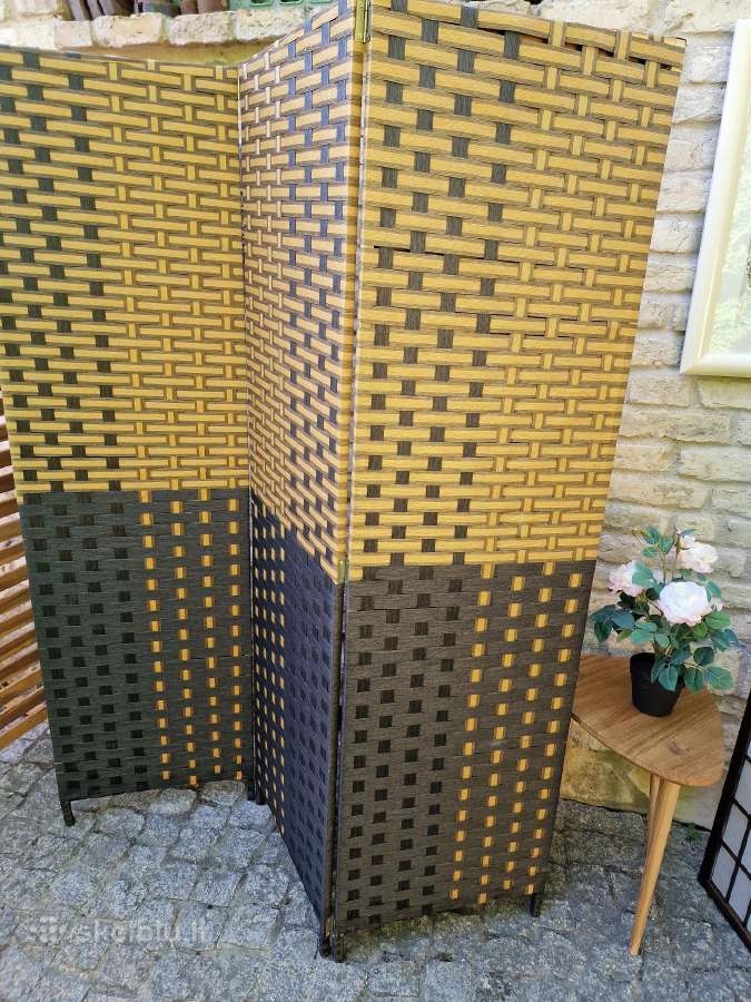 Vintažinės mid century širmos - nuotraukos Nr. 38