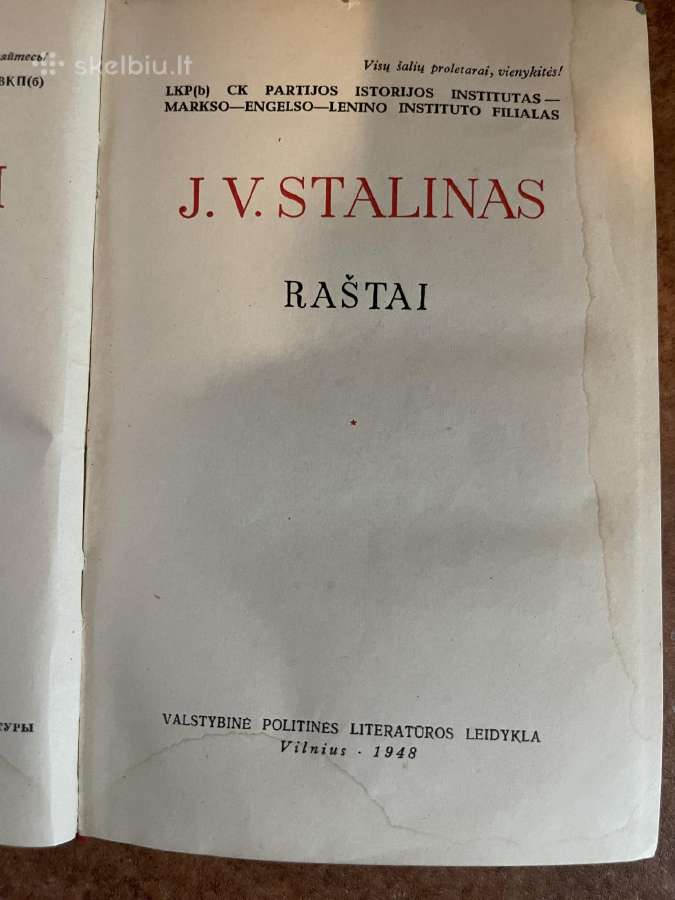 Stalinas raštai - nuotraukos Nr. 5