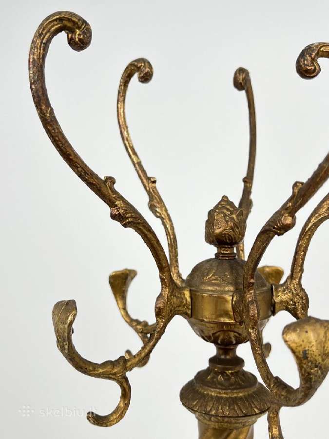 Žalvarinė pastatoma kabykla su marmuru - nuotraukos Nr. 5