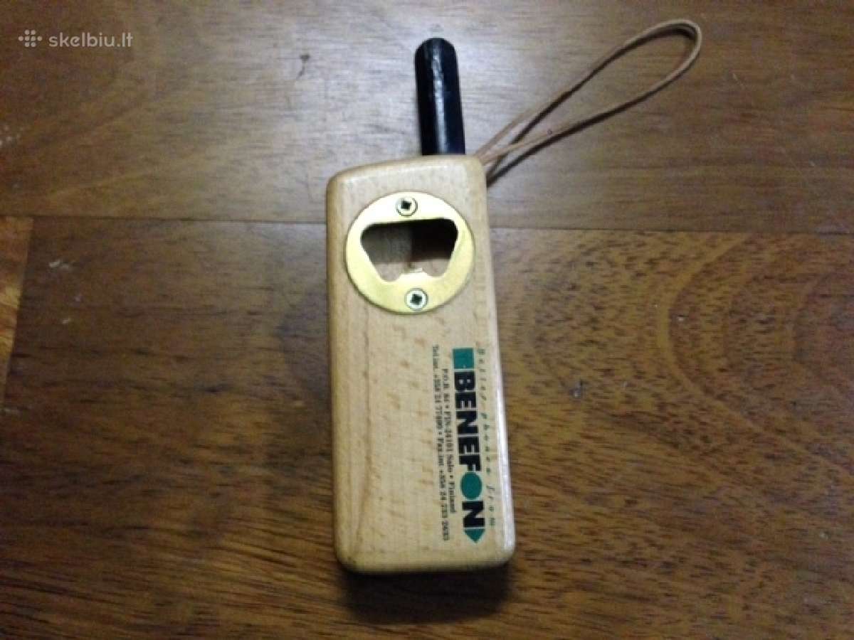 Medinis telefonas-atidarytuvas, padekliukai. - nuotraukos Nr. 7