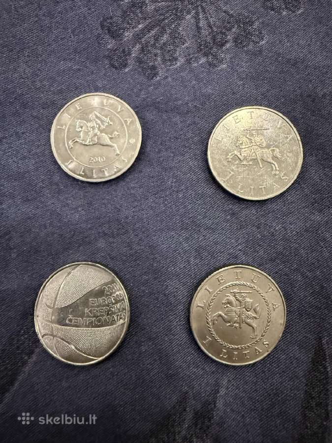 Proginės 1 lito monetos - nuotraukos Nr. 2