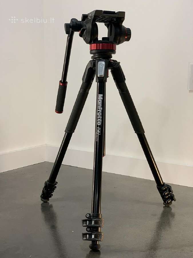 Manfrotto 190 trikojis & 502ah fluid head - nuotraukos Nr. 2