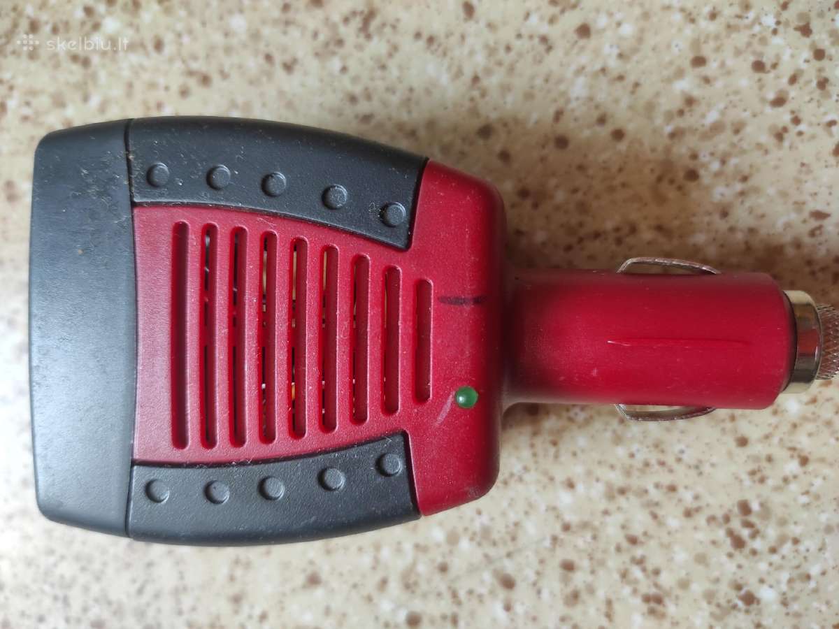 Įtampos keitiklis – inverteris 12v-220v 75w - nuotraukos Nr. 3