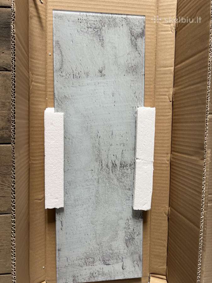 Magnetinė lenta 20/60cm balta, berėmė, stiklas - nuotraukos Nr. 2