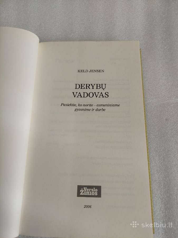 Derybų vadovas - nuotraukos Nr. 2