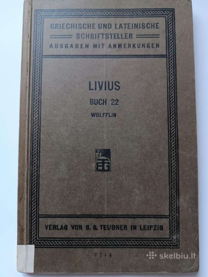 Titas Livijus. Nuo miesto įkūrimo (22 knyga)