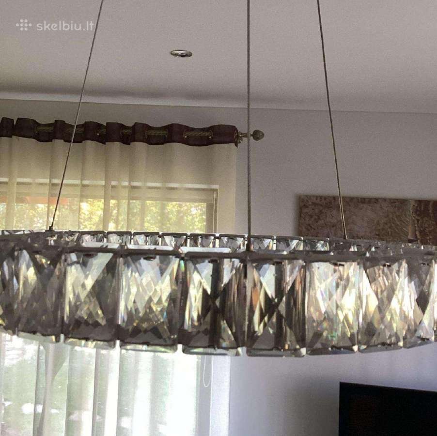 LED krištolinis šviestuvas žiedas - nuotraukos Nr. 3