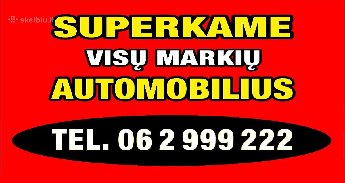 Automobilių supirkimas Panevėžyje ir jo apskrityje