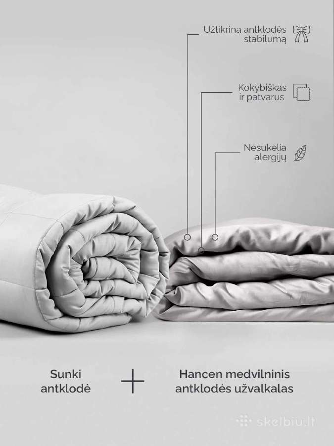 Hancen® bambukinė sunki antklodė Antklodė - nuotraukos Nr. 2