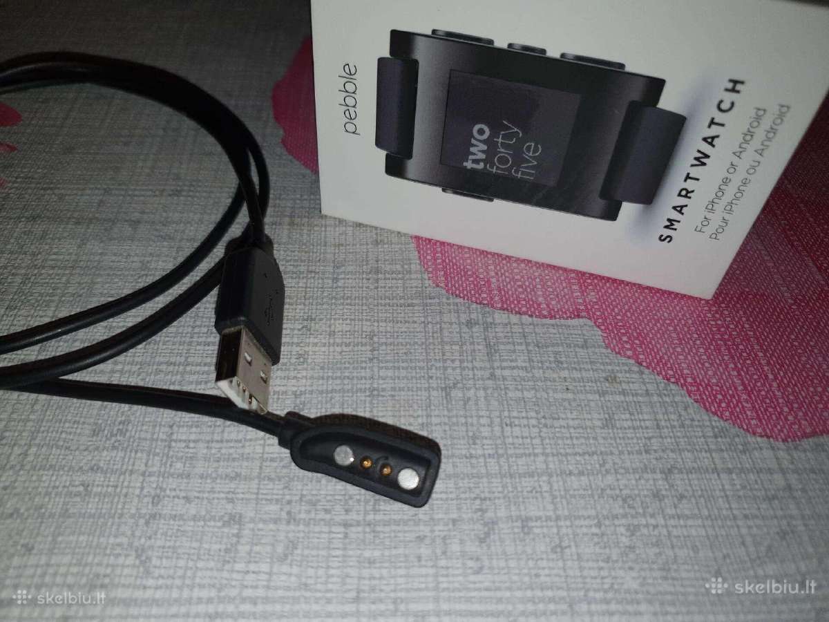 Pebble laikrodžio pakrovimo laidas