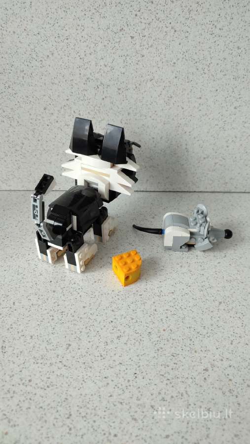 Lego Creator 31021 3in1 Katytė Zuikis Šuniukas - nuotraukos Nr. 6