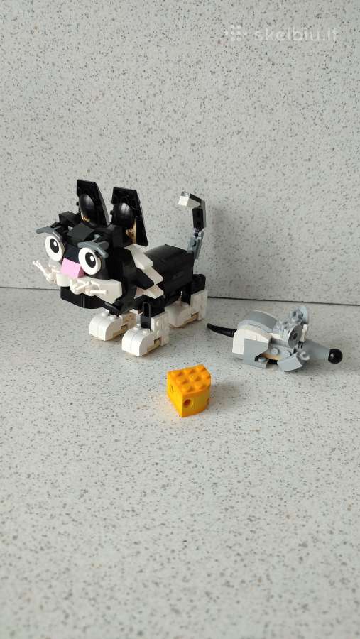 Lego Creator 31021 3in1 Katytė Zuikis Šuniukas - nuotraukos Nr. 5