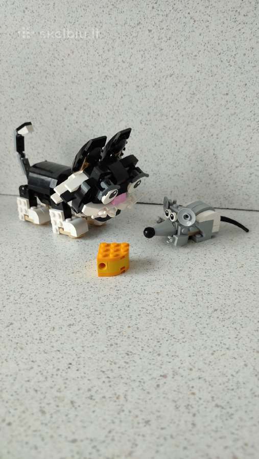 Lego Creator 31021 3in1 Katytė Zuikis Šuniukas