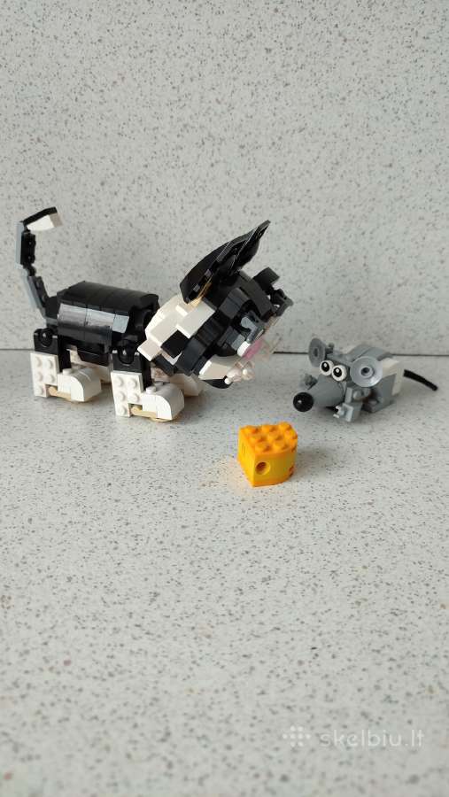 Lego Creator 31021 3in1 Katytė Zuikis Šuniukas - nuotraukos Nr. 4