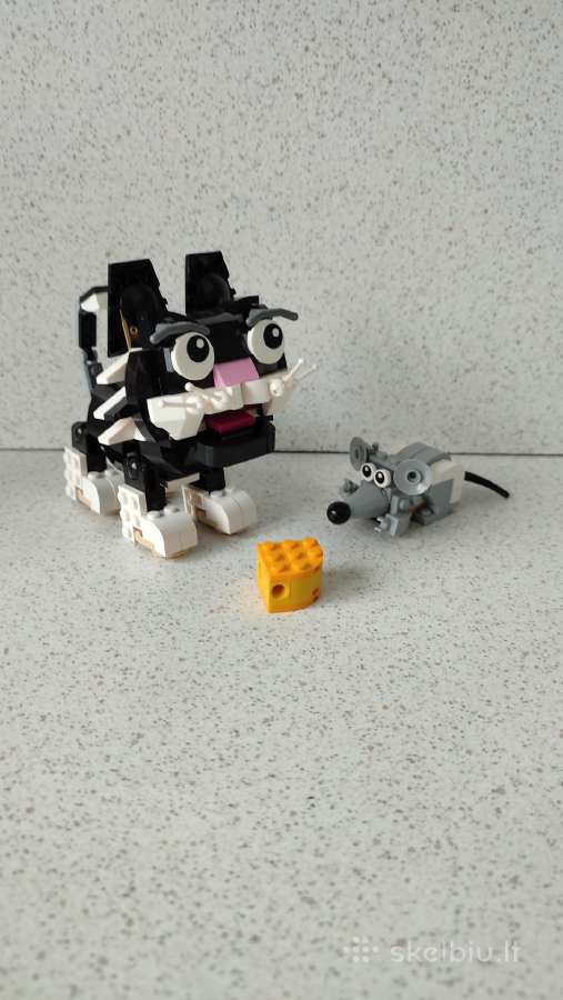 Lego Creator 31021 3in1 Katytė Zuikis Šuniukas - nuotraukos Nr. 3