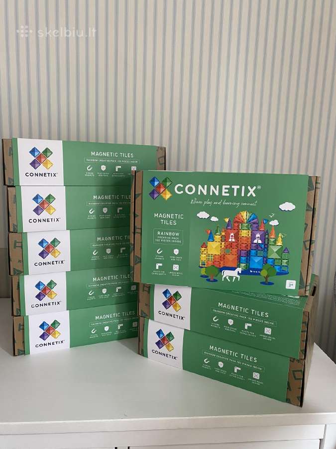 Connetix magnetinis konstruktorius (Rainbow 102d.)