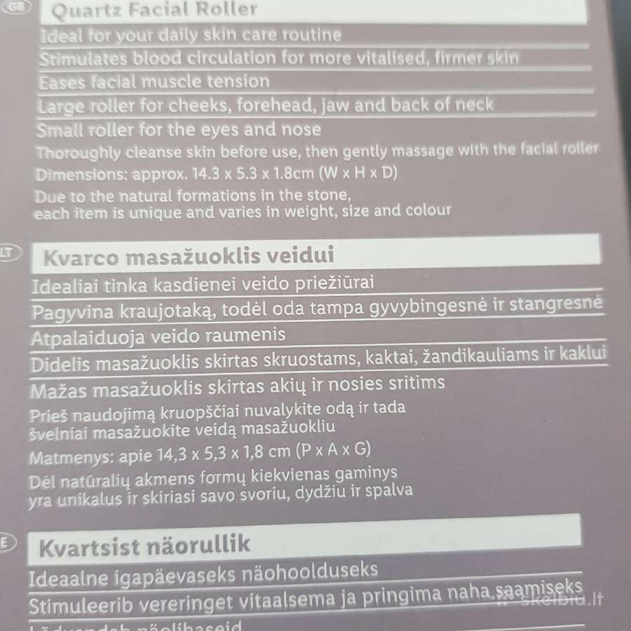 Kvarco veido masazioklis - nuotraukos Nr. 6