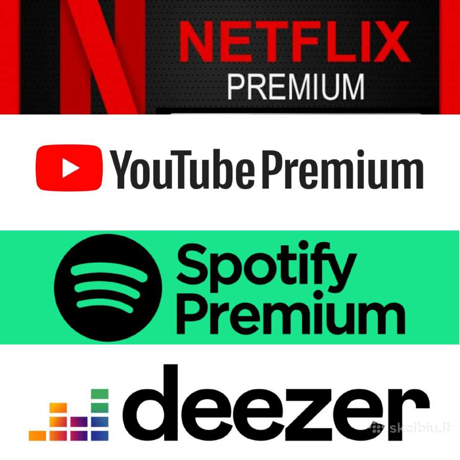 Spotify Youtube Netflix Apple TV+ su Music