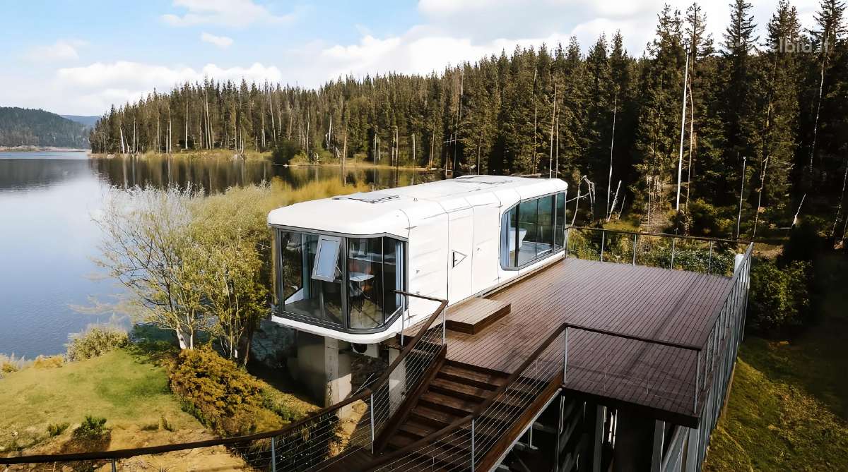 Modulinis namas, kapsulinis, ofisas, 38m² - nuotraukos Nr. 7