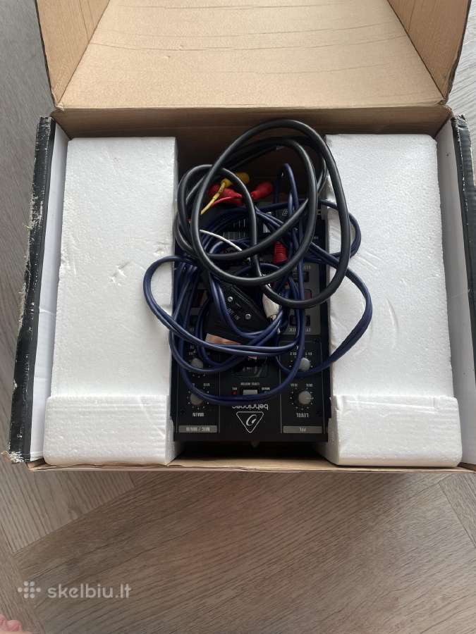 Behringer Vmx100usb Garsų Maišiklis 2 Kanalai Juod - nuotraukos Nr. 2